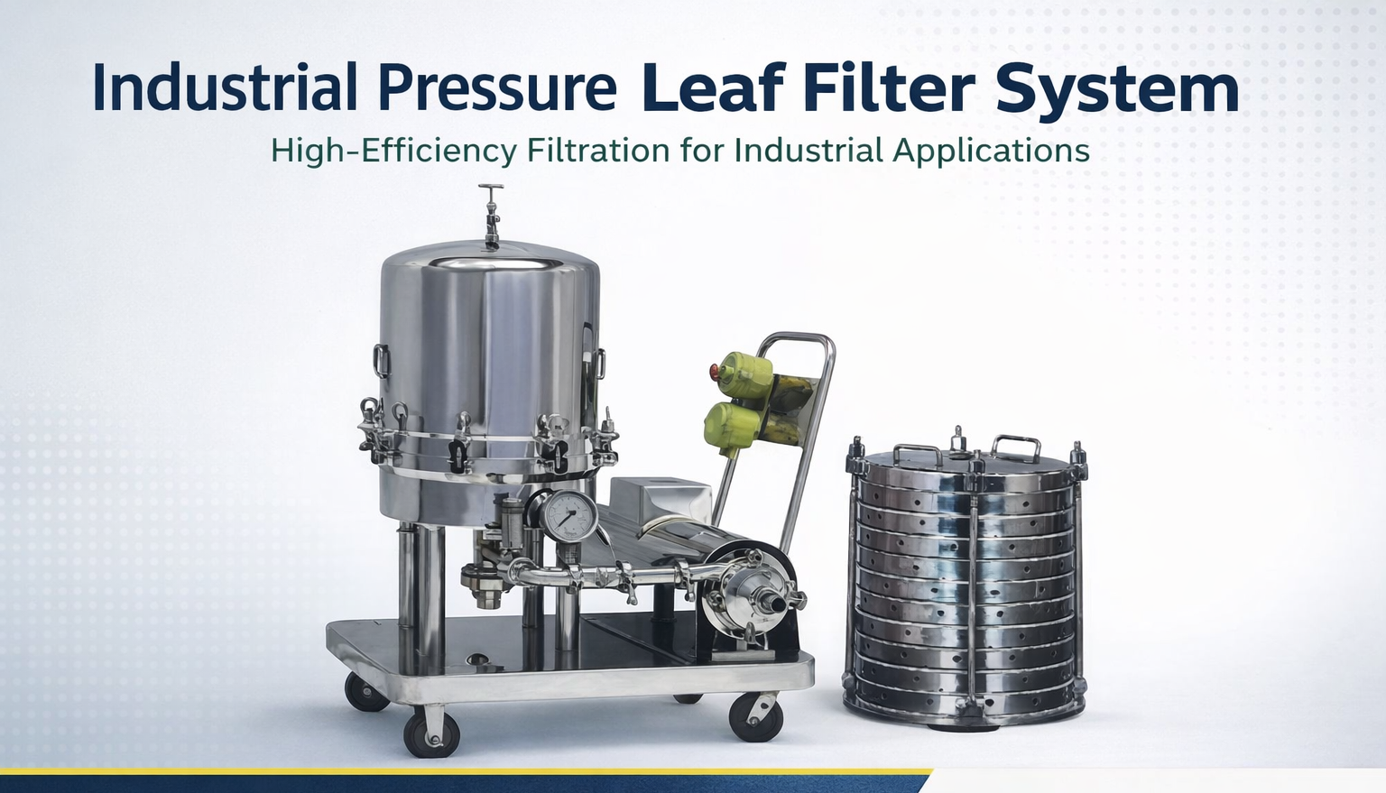 Zero Hold-Up Filter Press (Sparkler Filter) for Pharmaceutical and Chemical Industries